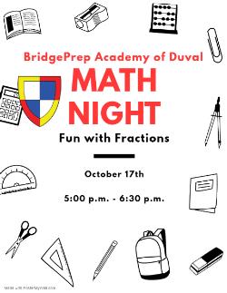 Math Night Reminder